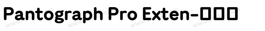 Pantograph Pro Exten字体转换